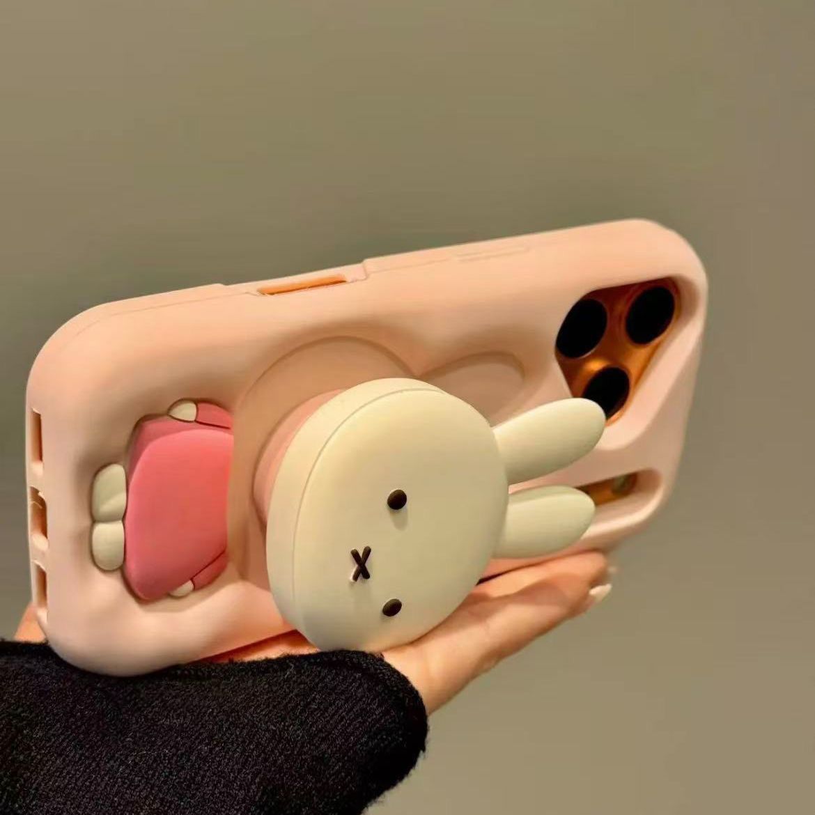 Mobile Tech Accessories - Cartoon 3D Miffy Halterung Handyhülle Passend